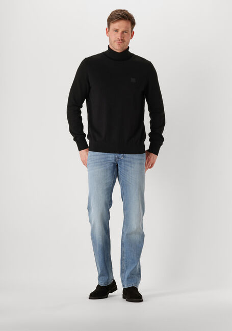 Schwarze BOSS ORANGE Rollkragenpullover AKIRO_S - large
