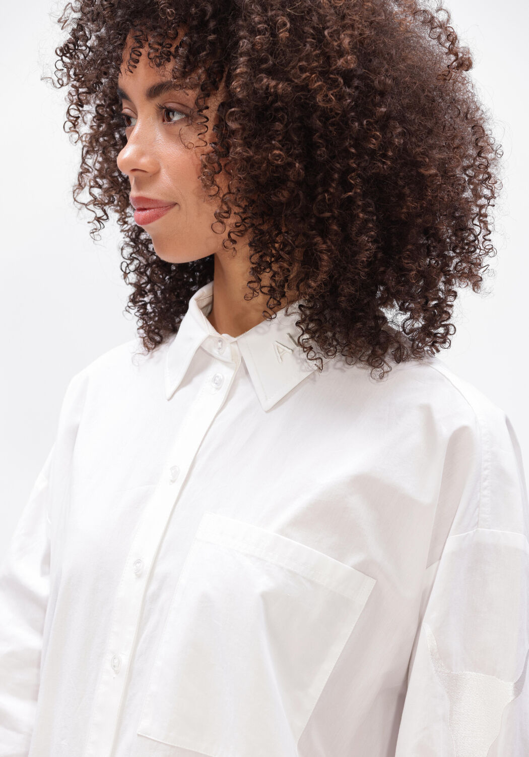 Wei&szlig;e ALIX THE LABEL Blusen LADIES WOVEN OVERSIZED BLOUSE - large