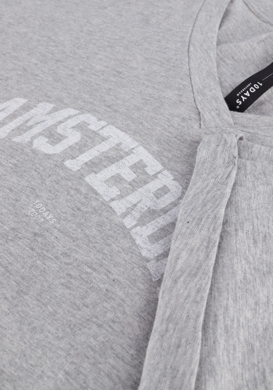 Graue 10DAYS T-shirt V-NECK TEE SLUB - large