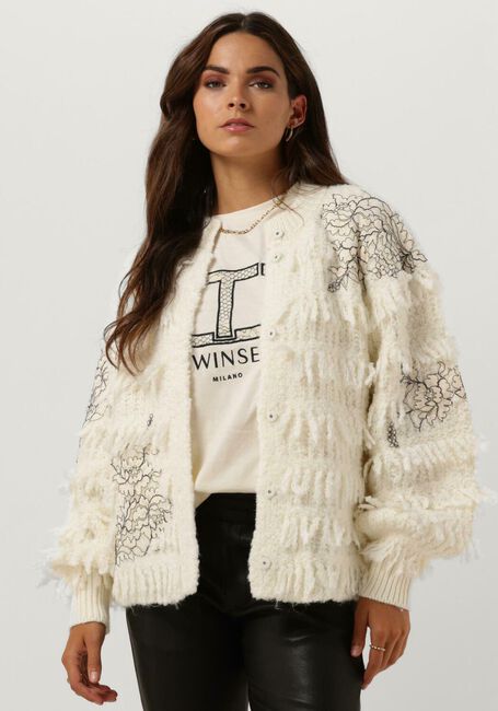 Nicht-gerade weiss TWINSET MILANO Strickjacke 13445109-CPC - large