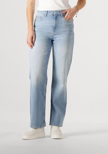 Hellblau TOMMY JEANS Straight leg jeans LAYLA HR SLIM STRAIGHT CH0115 - large