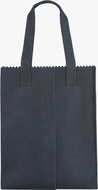Blaue MYOMY Handtasche MY PAPER BAG LONG HANDLE ZIP - large