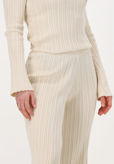 Sand ANOTHER LABEL Schlaghose AURELIE KNITTED PANTS - large