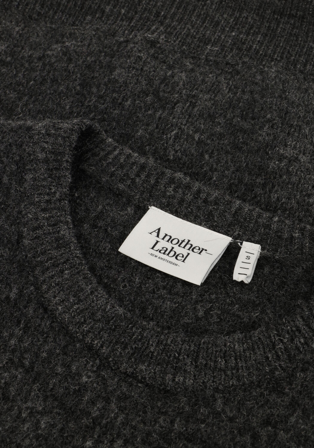 Dunkelgrau ANOTHER LABEL Rollkragenpullover INDRA KNITTED PULL L/S - large