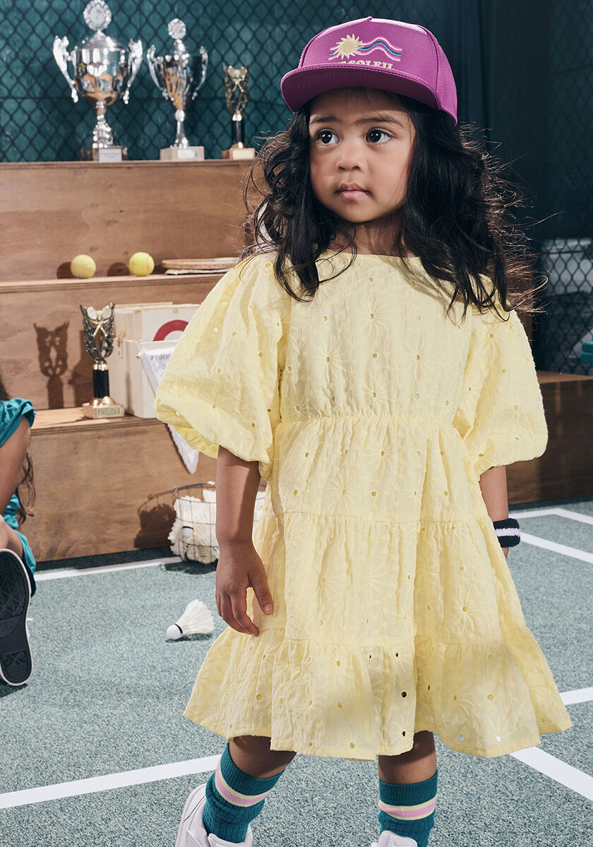 Gelbe Z8 Minikleid IVON - large