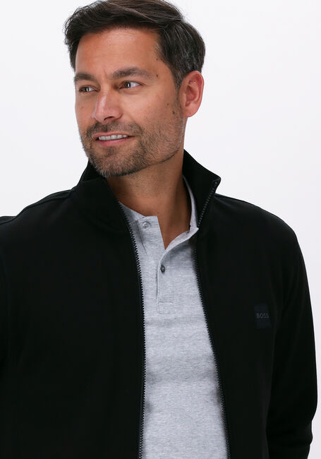 Schwarze BOSS Strickjacke ZESTART - large
