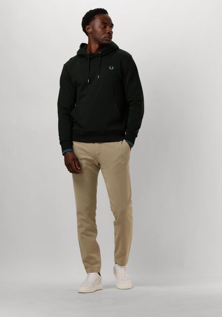 Grüne FRED PERRY Pullover & Cardigans TIPPED HOODED SWEATSHIRT - large