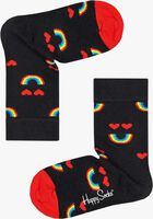 Schwarze HAPPY SOCKS Socken KIDS RAINBOW SMILE - medium