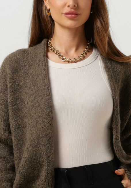 Taupe KNIT-TED Strickjacke BECKY - large