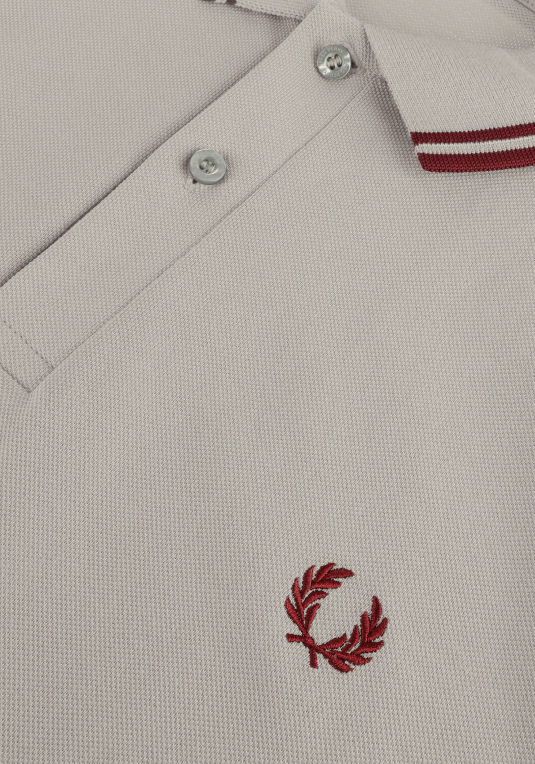 Hellgrau FRED PERRY Polo-Shirt TWIN TIPPED FRED PERRY SHIRT - large