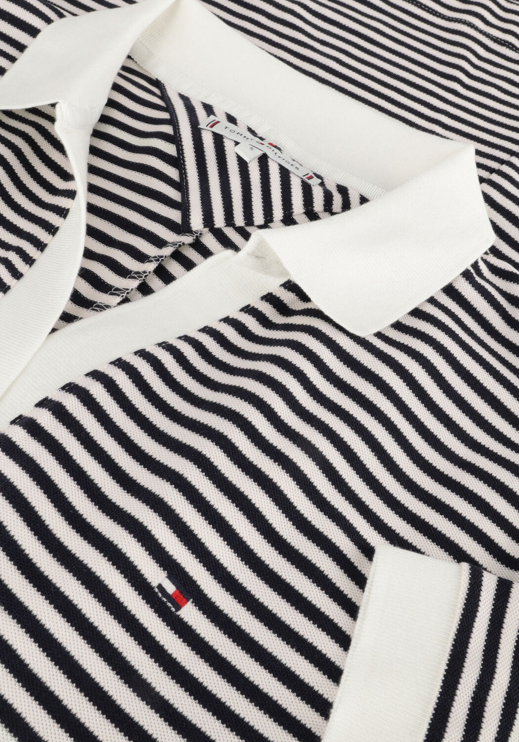 Blaue TOMMY HILFIGER Minikleid F+F OPEN PLCKTLYCLL POLO DRESS - large