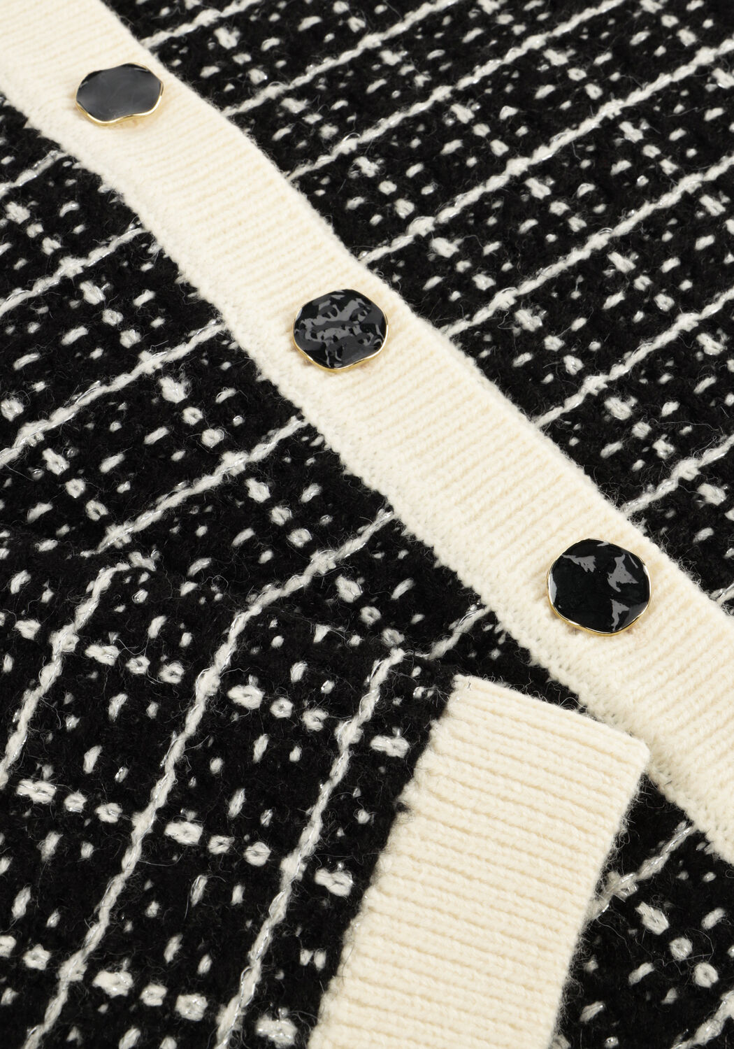 Mehrfarbige/Bunte Y.A.S. Strickjacke YASLIVIA LS SHORT KNIT CARDIGAN - large