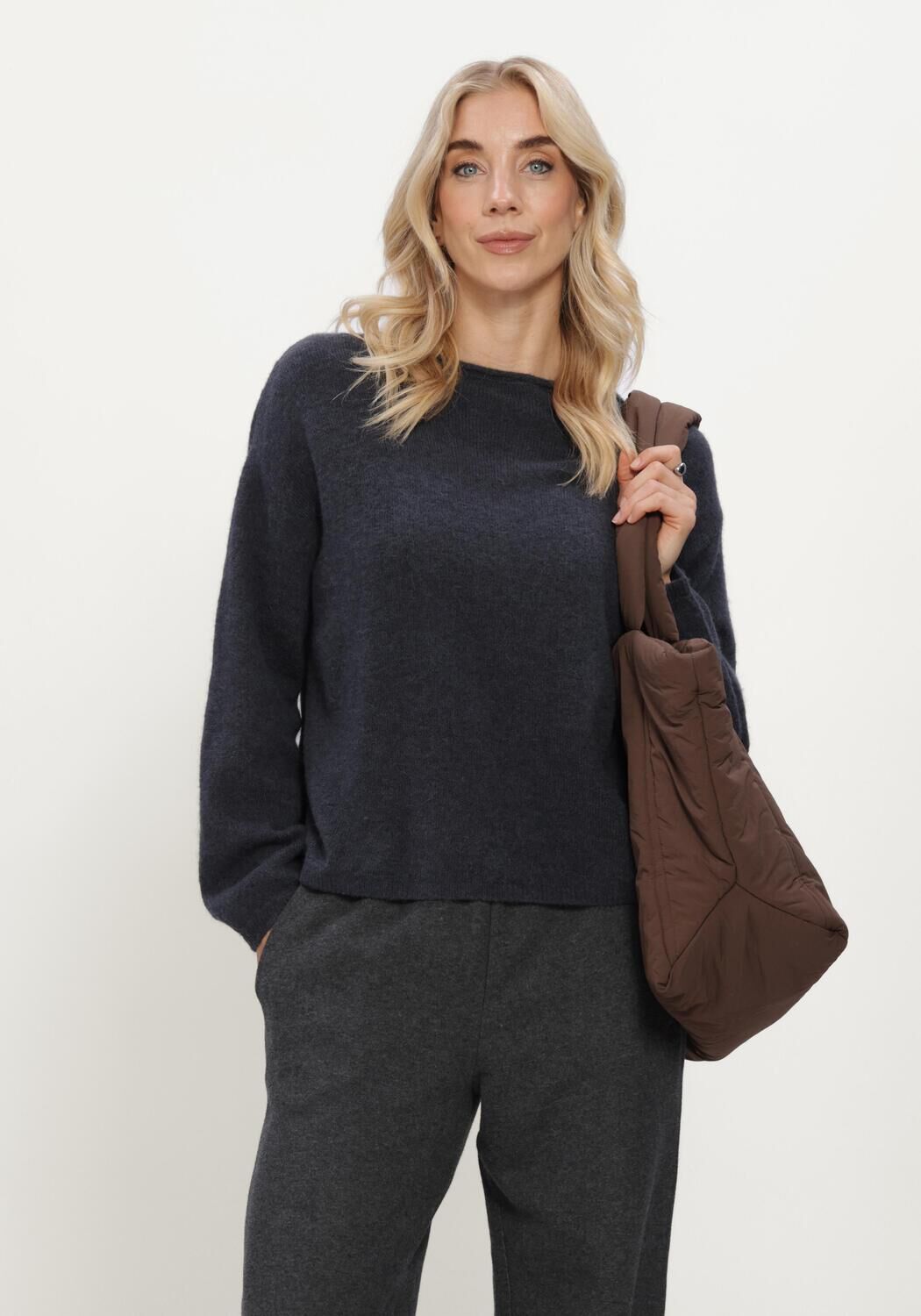 Dunkelgrau MSCH COPENHAGEN Pullover MSCHVILOH ALEGRIA PULLOVER - large