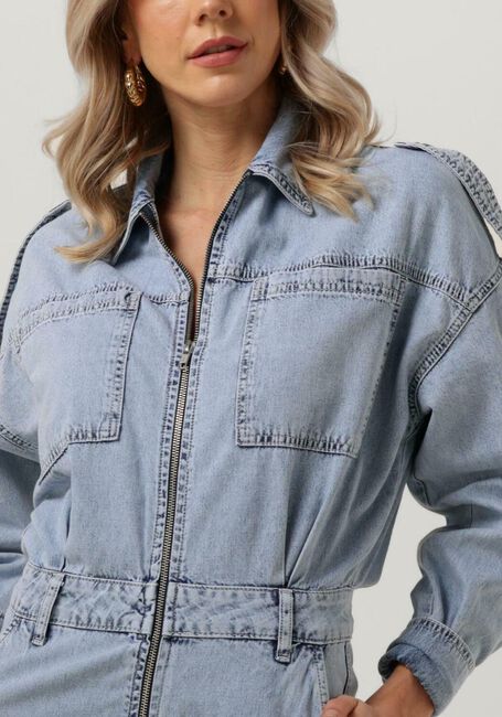 Blaue ALIX THE LABEL Jumpsuit LADIES WOVEN DENIM JUMPSUIT - large