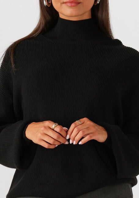 Schwarze MSCH COPENHAGEN Rollkragenpullover MSCHMAGNEA RACHELLE M PULLOVER - large