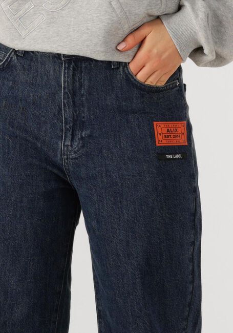 Dunkelblau ALIX THE LABEL Wide jeans LADIES WOVEN INDIGO DENIM PANTS - large