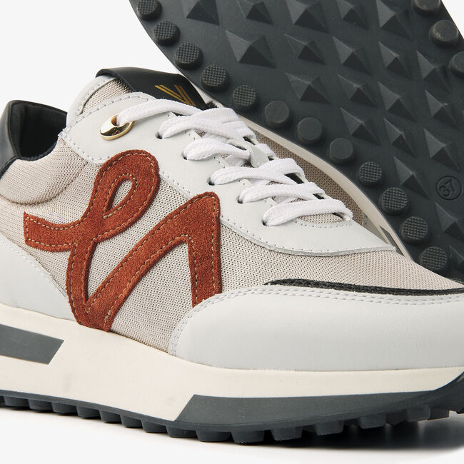 Beige VIA VAI Sneaker Low POSY FLARE - large