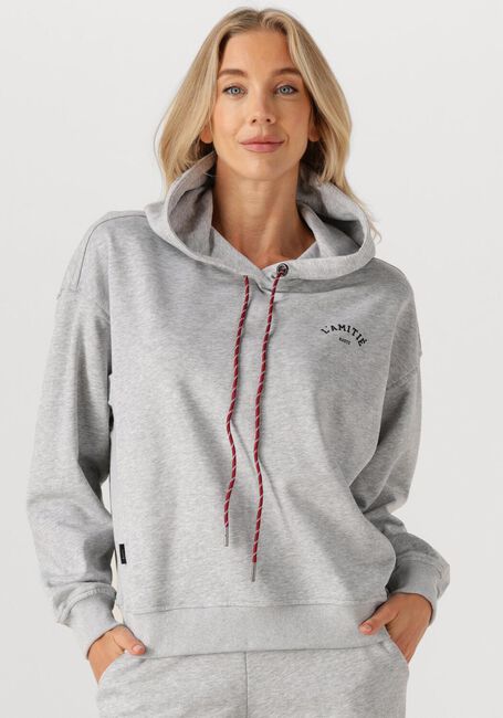 Hellgrau HAUTE L'AMITIÉ Sweatshirt MINI CURVE HOODIE SWEAT - large