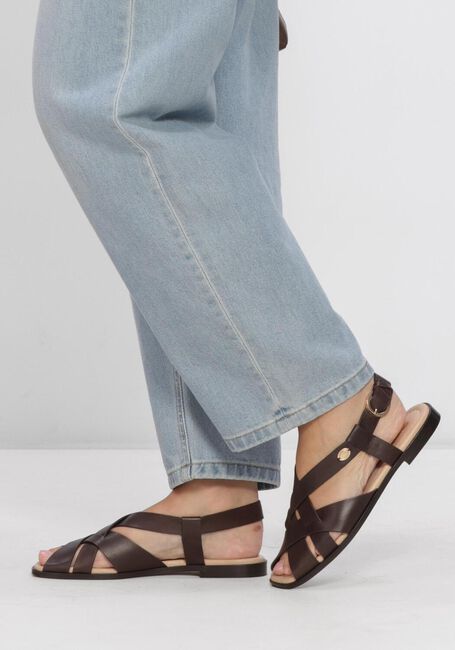 Braune FRED DE LA BRETONIERE Sandalen GITEL CROSS - large