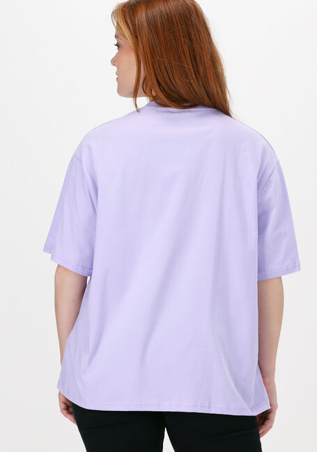 Lila NA-KD T-shirt ORGANIC LOGO OVERSIZED TEE - large