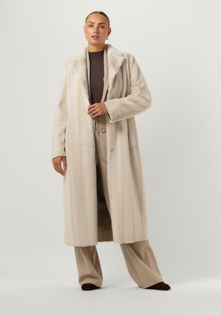Ecru BEAUMONT Fake-Fur-Jack UNA - large