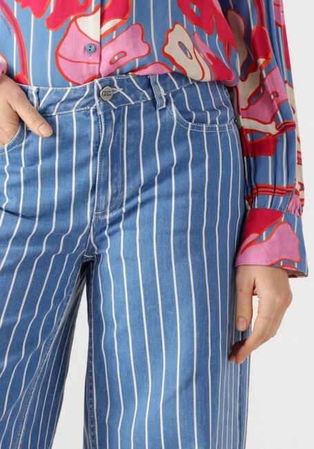 Blaue POM AMSTERDAM Jeans JEANS DENIM STRIPES BLUE - large