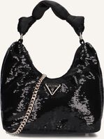 Schwarze GUESS Handtasche VELINA HOBO - medium