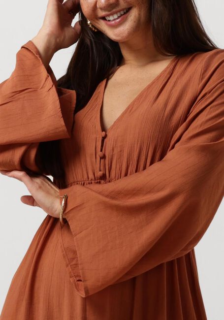 Braune YDENCE Midikleid DRESS DANIQUE - large