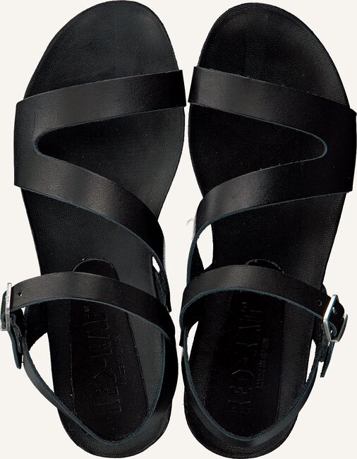 Schwarze RED-RAG Flache Sandalen 79208 Schwarze RED-RAG Flache Sandalen 79208 - large
