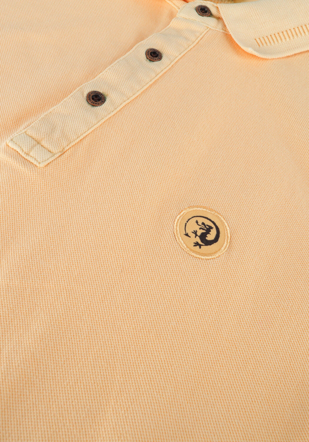 Orangene CAST IRON Polo-Shirt SHORT SLEEVE POLO INJECTED COTTON PIQUE - large