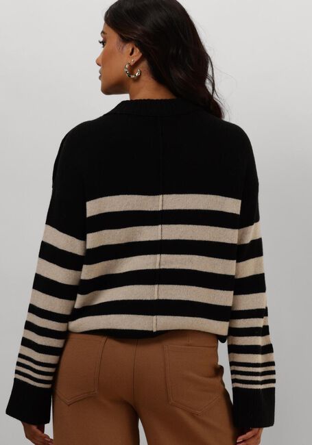 Schwarze RUBY TUESDAY Pullover VIEJE BUTTON SHOULDER PULLOVER - large