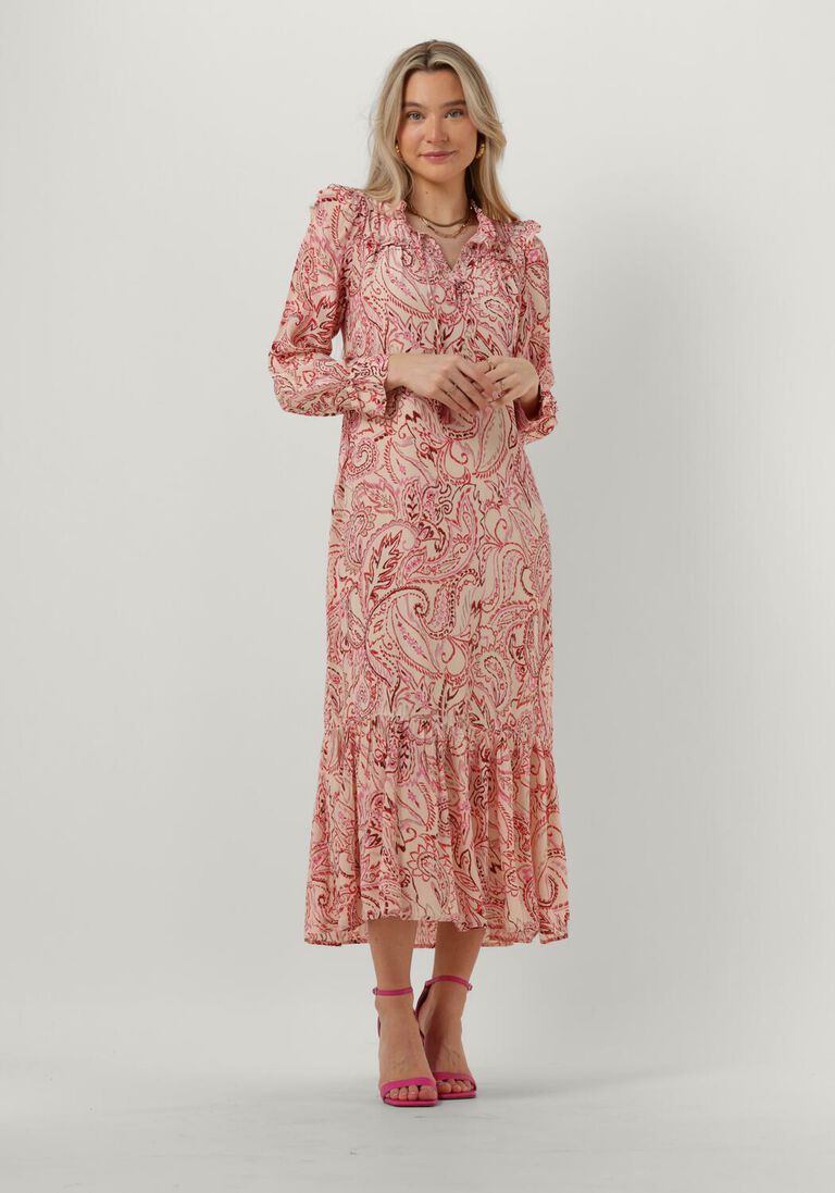 braune moliin midikleid rosalie