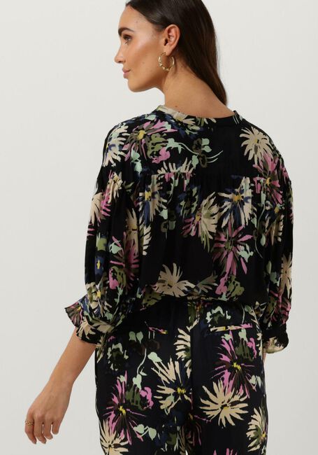 Schwarze SCOTCH & SODA Blusen ELBOW SLEEVE EASY POPOVER - large