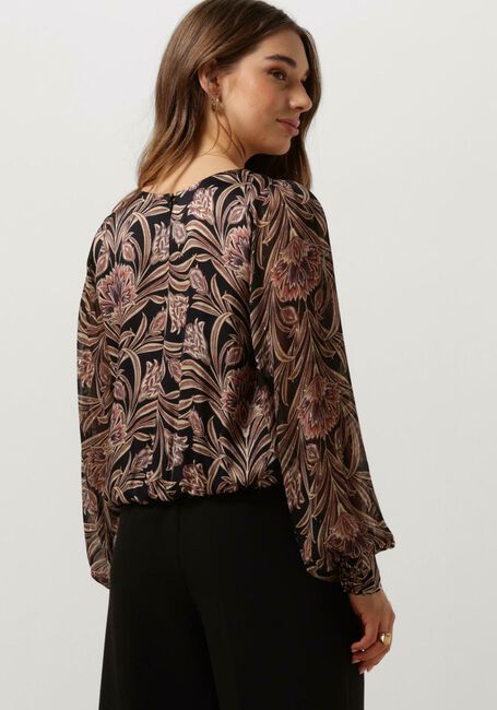 Mehrfarbige/Bunte SUMMUM Blusen TOP FLOWERS VISCOSE - large