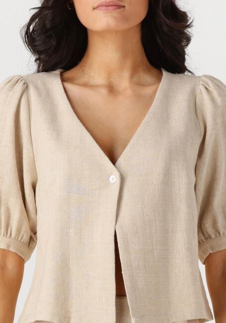 Sand ANOTHER LABEL Blusen KIEK SHIRT - large