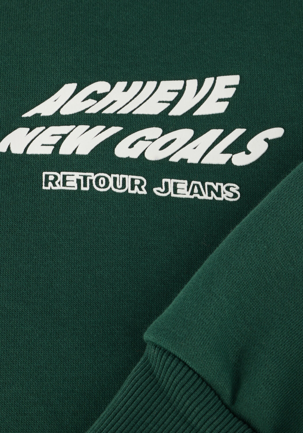 Dunkelgr&uuml;n RETOUR Sweatshirt KELTO - large