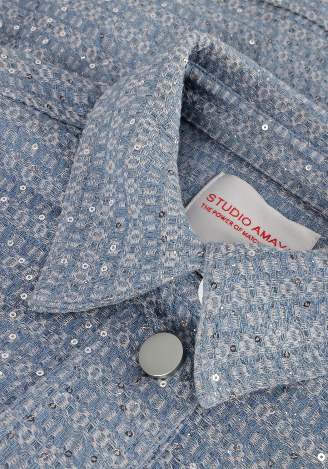 Blaue STUDIO AMAYA Jeansjacke MAIKE - large