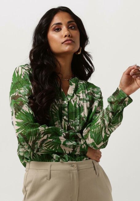 Grüne LOLLYS LAUNDRY Blusen HELENALL SHIRT LS - large