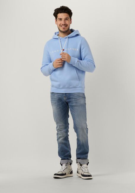 Hellblau TOMMY HILFIGER Sweatshirt TOMMY LOGO HOODIE - large
