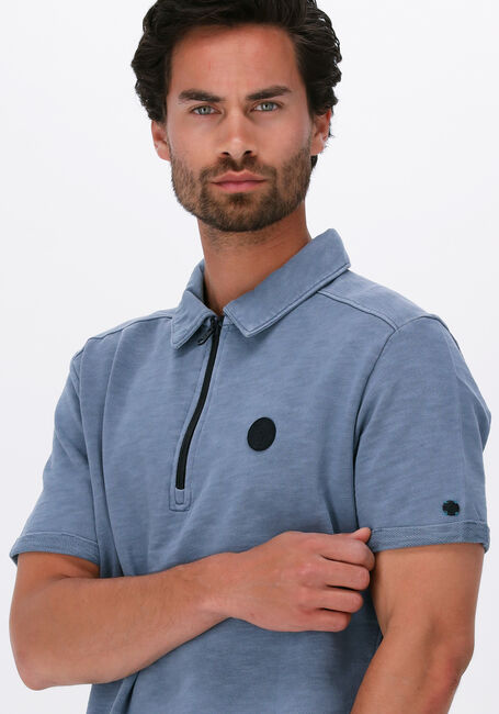 Graue CAST IRON Polo-Shirt SHORT SLEEVE POLO REGULAR KNITTED FINE COTTON - large