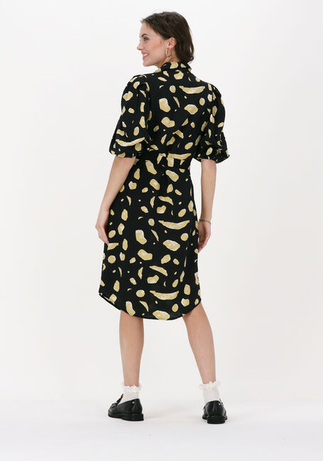 Schwarze OBJECT Midikleid MESA 2/4 SHIRT DRESS - large