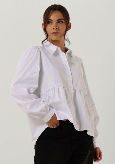 Weiße LEVETE ROOM Blusen LR-ISLA SOLID 64 SHIRT - large