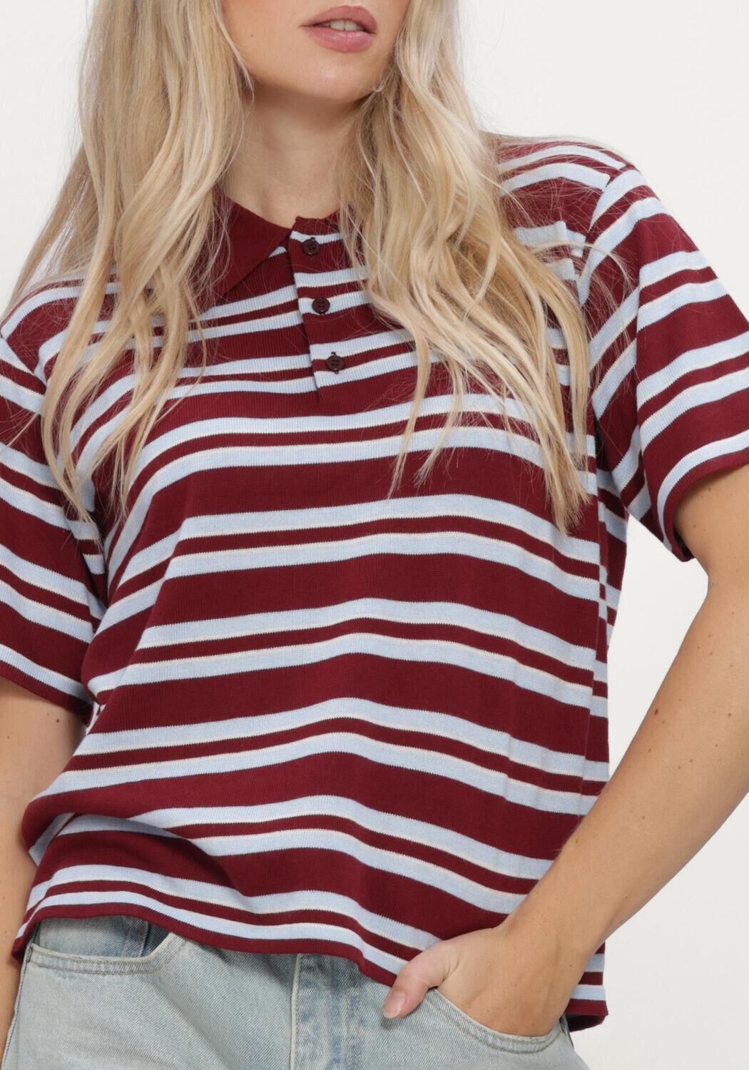 Bordeaux NOTRE-V Polo-Shirt NV-INSE - large