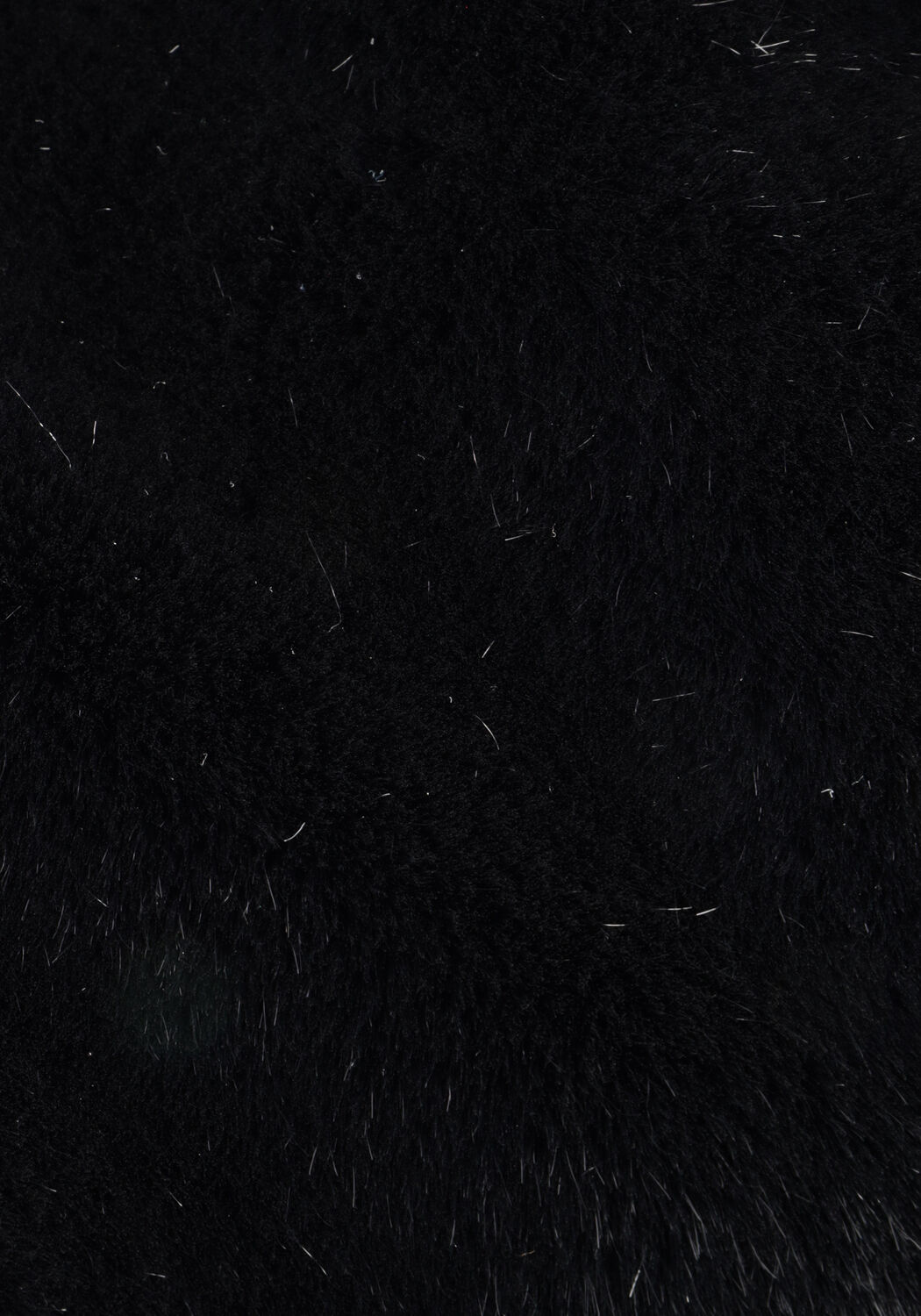 Schwarze STAND STUDIO Fake-Fur-Jack MARIA COAT SOFT - large