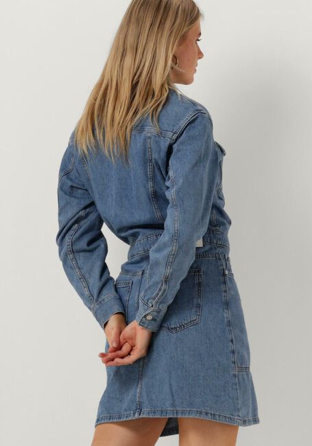 Hellblau CALVIN KLEIN Minikleid TRUCKER DRESS - large