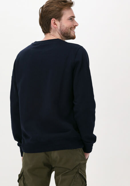 Blaue PME LEGEND Sweatshirt LONG SLEEVE R-NECK BRUSHED SWE - large