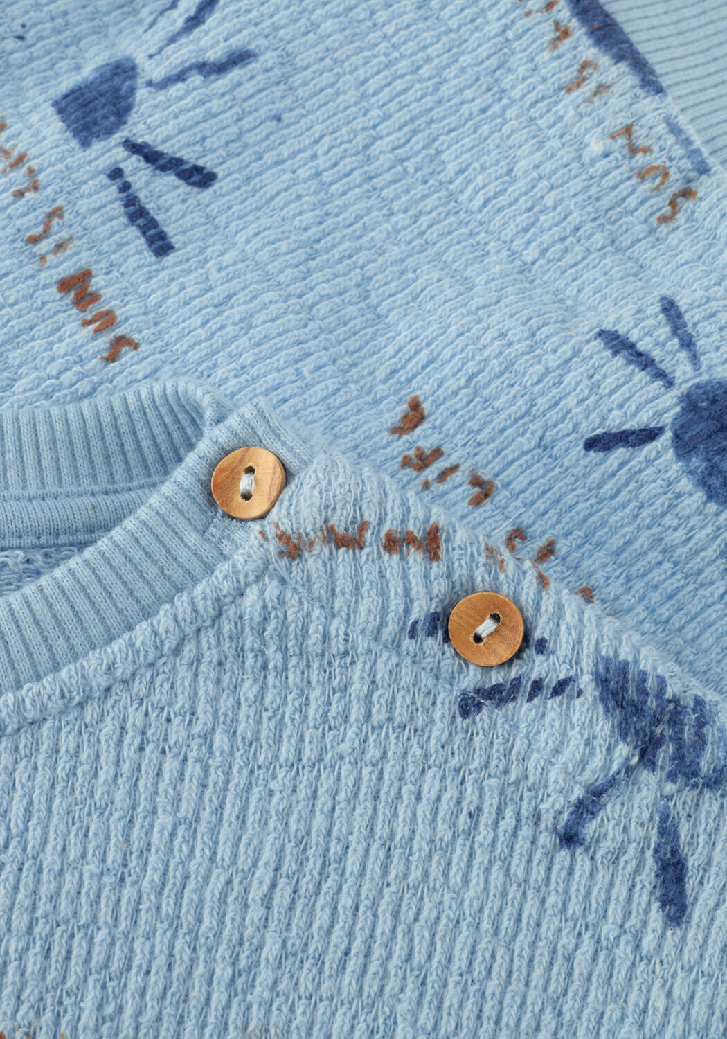 Hellblau PLAY UP Pullover PRINTED EMBELLISHED - large