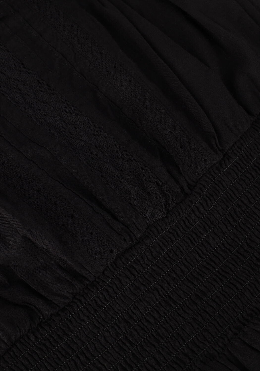 Schwarze NEO NOIR Minikleid ARAN S VOILE DRESS - large