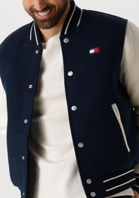 Dunkelblau TOMMY JEANS Jack TJM WOOL BLEND VARSITY JKT EXT - large