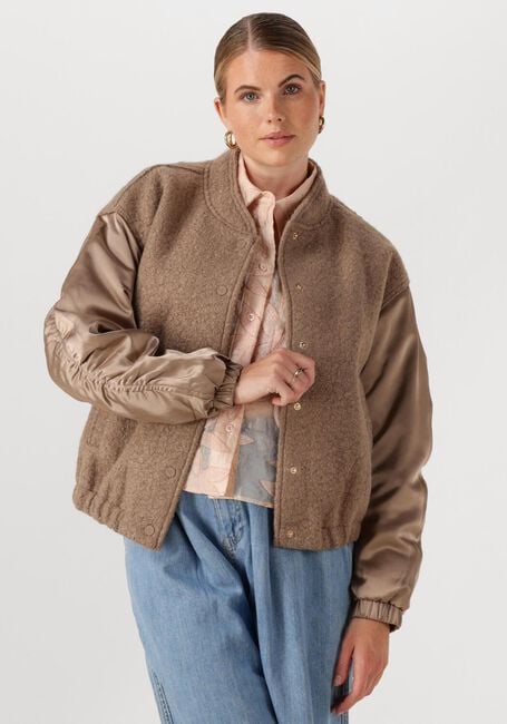 Taupe NUKUS Jack BALTIMORE JACKET SATIN - large